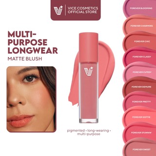 VICE CO. Multi Matte Liquid Blush - Multi Purpose, Longwearing, Matte Liquid Blush