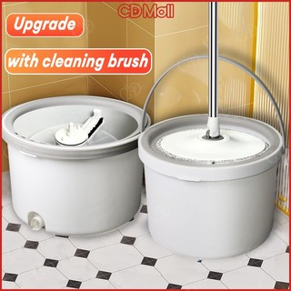 CD Mop with Spinner and Cleaning Brush Bucket Sewage Separation Mop Map Floor Cleaning
