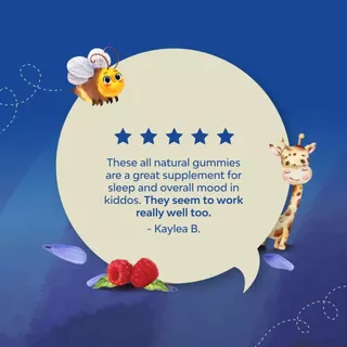 Nature's craft Kids Magnesium Gummies รองรับสุขภาพเส้นประสาทและส่งเสริมคุณภาพการนอนหลับ