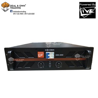 Live Shockwave SWA-4000 Powered Amplifier