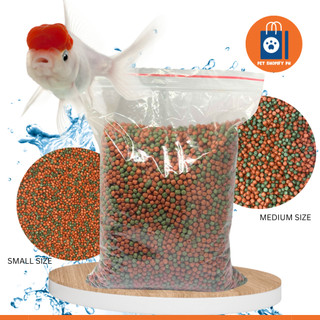 Aquarium Fish Food Floating Pellets S M L Growth Color