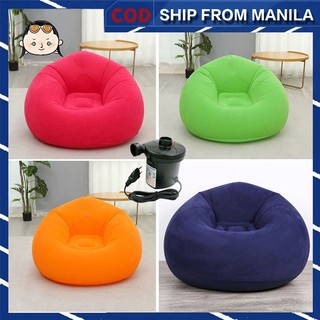 6Color Lazy sofa single bean bag tatami bedroom balcony lounge chair sofa bed folding inflatable