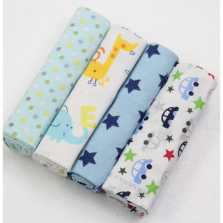 Soft and warm like a cloud thin flannel baby swaddle provides intimate protection for the baby 4in1