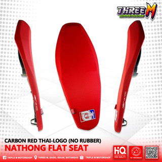 NATHONG FLAT SEAT CARBON RED AND BLACK