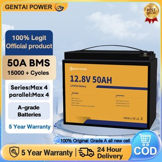 GENTAI POWER LifePo4 Battery 12V 50AH Solar Battery 12V 30AH Lithium Battery 12V 12AH built in BMS