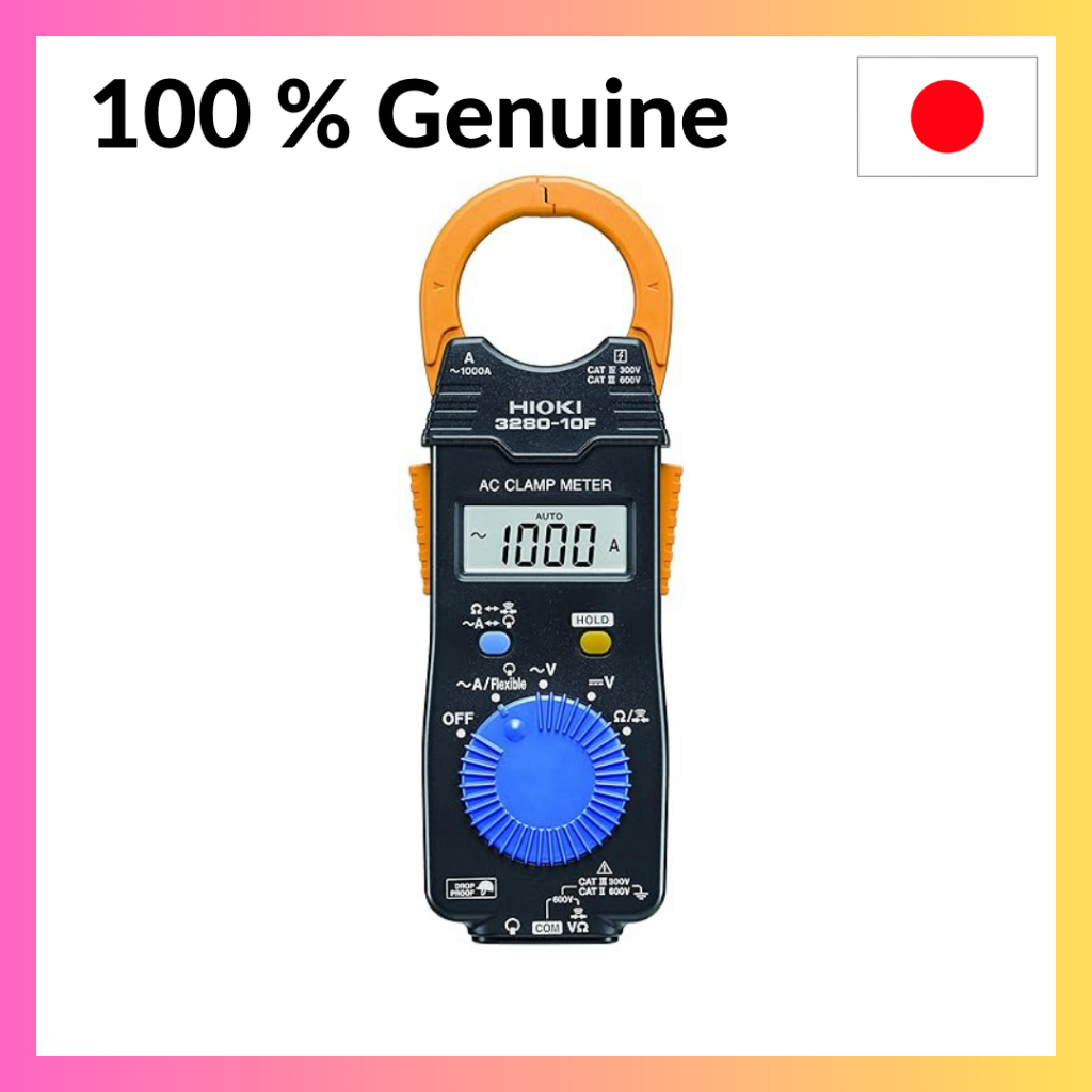 HIOKI 3280-10F clamp meter clamp tester AC clamp meter AC current ACDC voltage resistance continuity