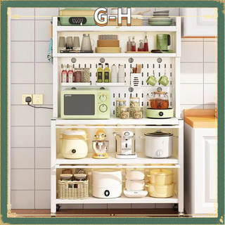 Kitchen Cabinets With Pull-Out Doors & Wheeled Kitchen  Appliances Organizer Storage Cabinets