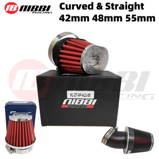 Nibbi Racing CNC Air Filter Curved and Straight 42mm 48mm 55mm High Quality