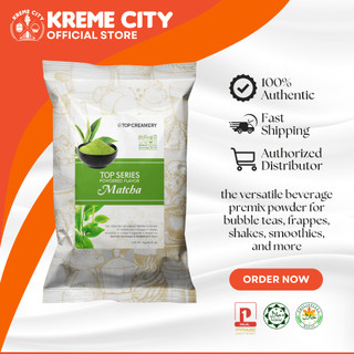 TOP Creamery Top Series Matcha Powdered Flavor Beverage Premix 1kg