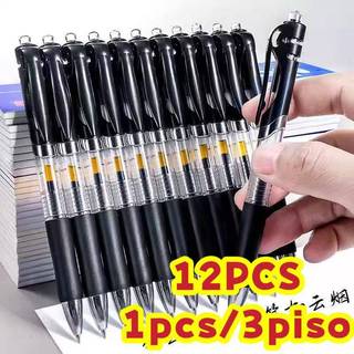 10pcs Retractable Gel Pen0.5mm Carbon Press Bullet Head Neutral Water Pen ballpen wholesale