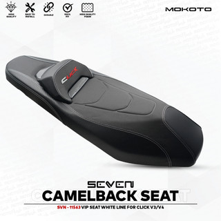 SEVEN SERIES HONDA CLICK V3 / V4 VIP LEATHER CAMEL BACK SEAT FOR HONDA CLICK V3  / V4
