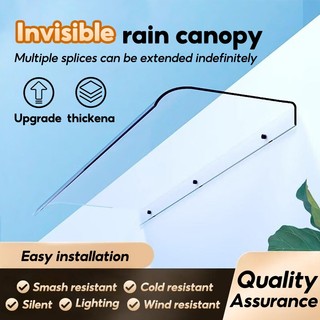 Heavy Duty Awning Canopy Roofing Window Outdoor Transparent Mute PC Board Waterproof Balcony Shade