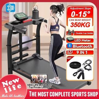 Treadmill Exercise Equipment Foldable 2 IN 1 walking pad Bluetooth treadmill Walking Pad