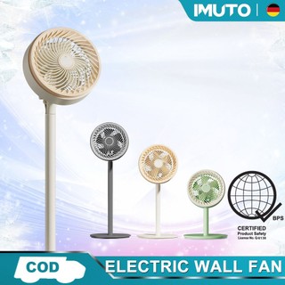 IMUTO Electric Fan Stand Fan Air Circulator Fan 3 Speed Floor Fan Energy Saving Large Mini Fan