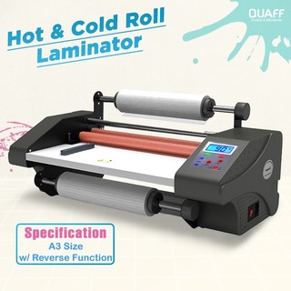 Quaff Hot & Cold Roll Laminator A3 Size With Reverse Function FM-365