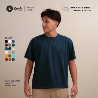 SpecteeMNL PLAIN Boxy Cropped Shirt | Unisex Tshirt for Men and Women