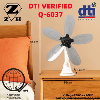ZH Big Fan 5 Blades Big Clip Fan Table Clip Fan Electric Fan Large Table fan portable desk fan (bhz)