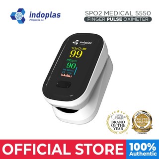 Indoplas Pulse Oximeter SPO2 Medical 5550 with Respiratory Rate FDA Certified