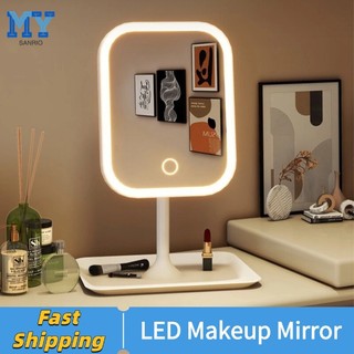 LED Makeup Mirror Dressing Table Mirror Beauty Makeup Mirror Fill Light Adjustable Face Mirror