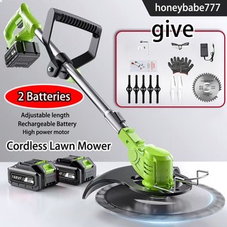 Grass Cutter Rechargeable LithiumBattery 68V/98V/168V Cordless Electric Lawn Mower Trimmer  Garden P