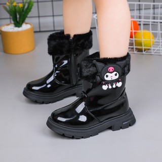 Maxi shoes kuromi zip boots for kids girl ankle boots for kids girls size 22-36