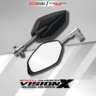 LEGITMOTO X MOKOTO ELITE SERIES UNIVERSAL VISION X NON GRADED SIDE MIRROR FOR ANY MOTORCYCLE 1PAIR