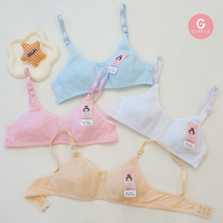 3pcs. Baby Bra Cotton Comfortable Adjustable Student Bra Non-Wired Kids Bra Begginer's Bra