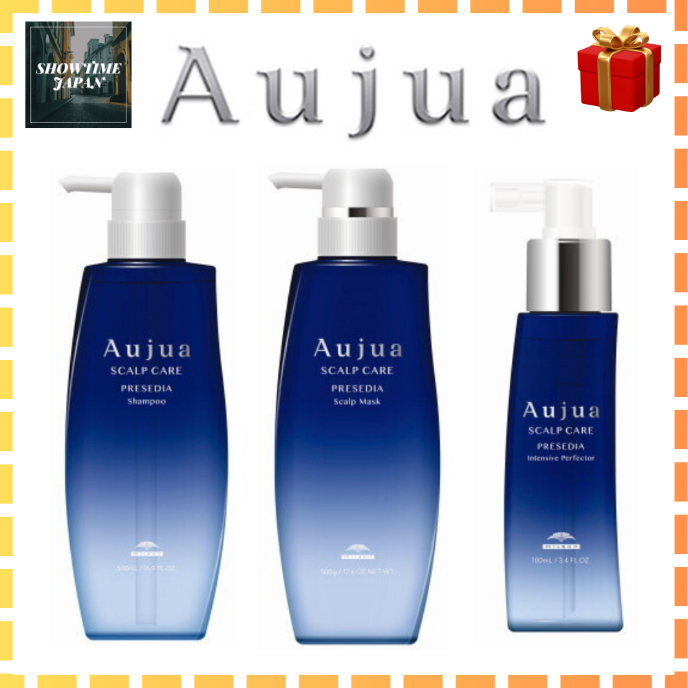 Milbon Aujua Presedia Shampoo / Scalp Mask / Intensive Perfector
