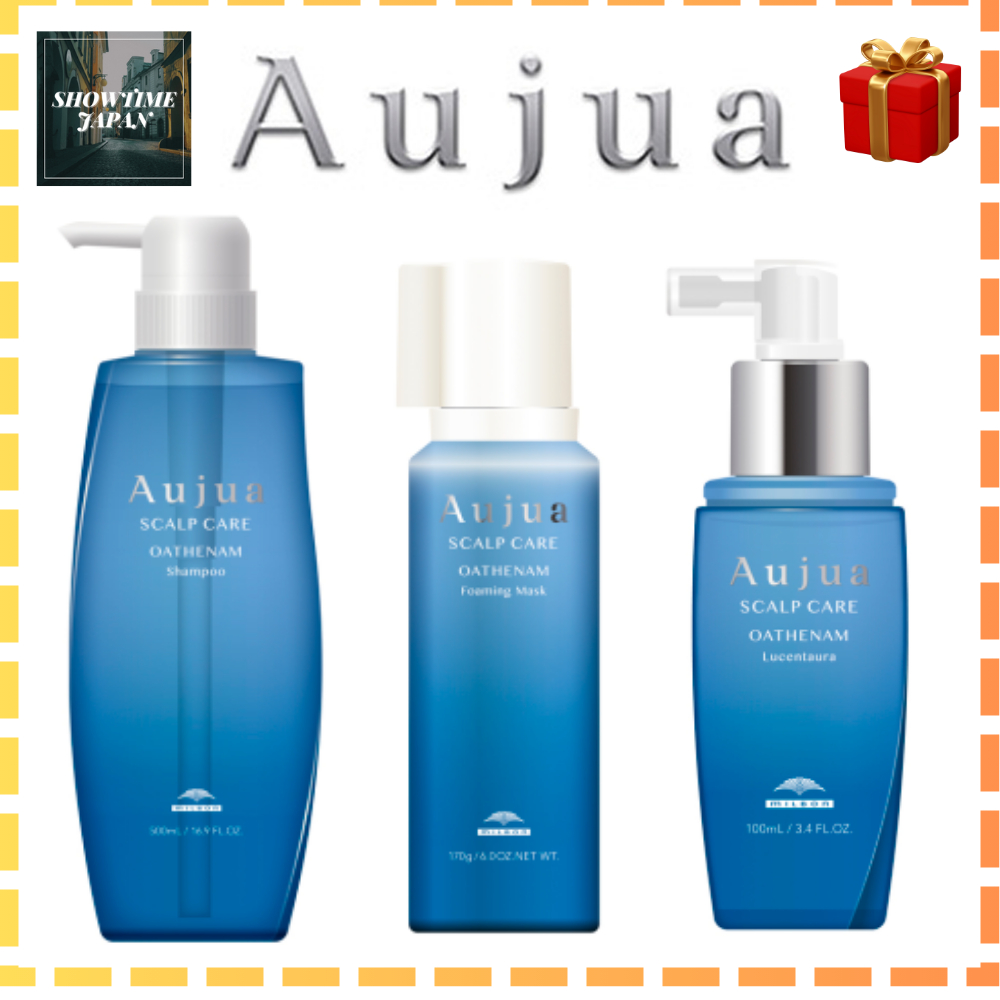 Milbon Aujua Oceanum Shampoo / Foaming Mask / Lucent Aura