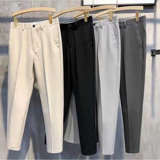 Pants For Men Plain Korean Fashion Trouser For Men Slacks Suit Pants(COD)