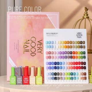 【Free Chart】VERY GOOD NAIL Gel Polish Set 62 pcs*15ml  Nail Gel Set 60 color Nude Manicure