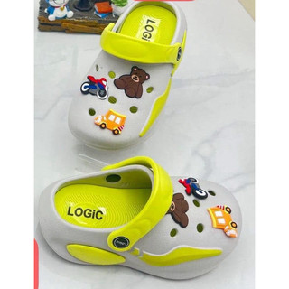 Uomeai Children's Sandals Baim Fuji Children's Sandals Boys DIY Labubu Non-slip Sandals