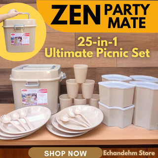 25-in-1 Zen Party Mate – Ultimate Outdoor Picnic Essentials & Food Storage Solution