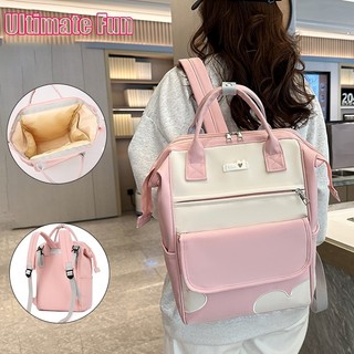 Korean school backpack for women large capacity waterproof student bag office casual travel bagpack