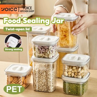 YOICE Airtight Container Food Storage Jar Transparent Plastic Household Kitchen Storage Box