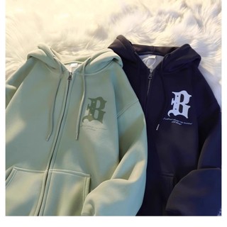 Men's jacket zipper Korean style zipper couple jacket long sleeved high-quality hoodie