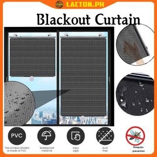 Universal Roller Blind Suction Cup Sunshade Blackout Curtain Car Bedroom Kitchen Office Window