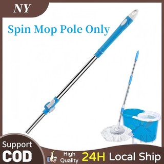 Spin Mop Pole Handle Replacement For Floor 360 Degrees Rotating Floor Mop Pole Spin Mop Accessories