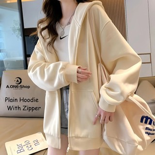 A.One Plain jacket with zipper Hoodie Long Sleeve Unisex high quality motorcycle hooded sweatshirt
