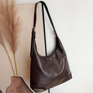 Mumu 3062 Women Soft Leather Shoulder Bag Large Crossbody Office Students Bags For Woman