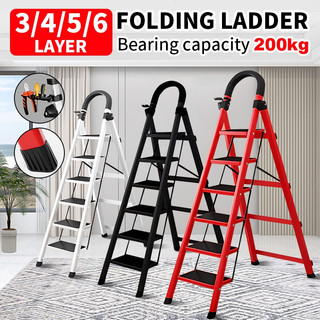 Ladder foldabl aluminum heavy duty 3/4/5/6 Layers Household Ladder Portable Step Anti-Slip