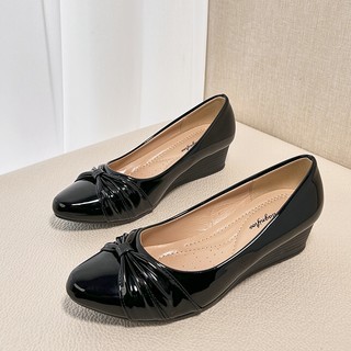 Formal Shoes Black School Genuine Leather Office Footwear For Women #GD9038-27C