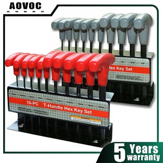 10pcs set of T-type Allen wrench set