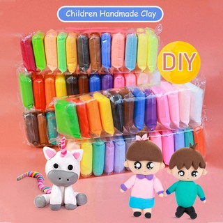 36 PCS Air Dry Clay,Colorful Children Modeling Soft Clay with Tools,Magic Clay Tools for Kids DIY