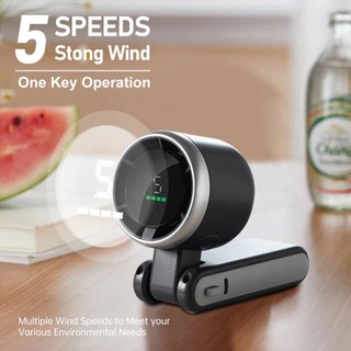 N607 3in1 3600mAh Personal Handheld Table Usb Charging rechargeable portable fan S-11