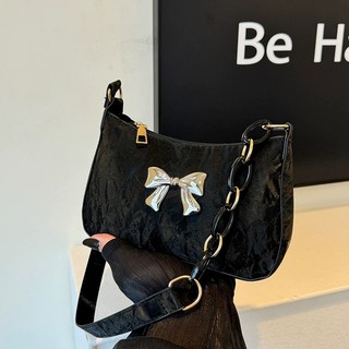 Korean Style Butterfly Shoulder Bag for Women New Western Style Color Collision Design Underarm