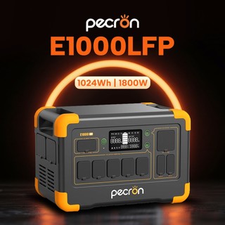 Pecron E1000LFP Mini Power Station 1024Wh 1800W Lifepo4 Battery 220V 60Hz Solar Generator Outdoor