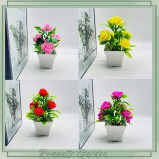 Simulation Potted Fake Flower Decoration Fake Flower Bonsai Indoor Home Desktop Decoration