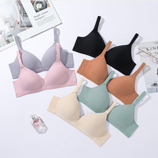 Isabelle Q AMJ604 Non-Wire Breathable Nylon&Cotton Bra for Women - Womenswear