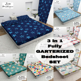 BEDSHEET 3IN1 CANADIAN FULL GARTERIZED  FITTED BEDSHEET AND OTHER VARIATION 2 PCS PILLOW CASE ONLY